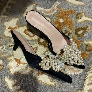 Beaded heels